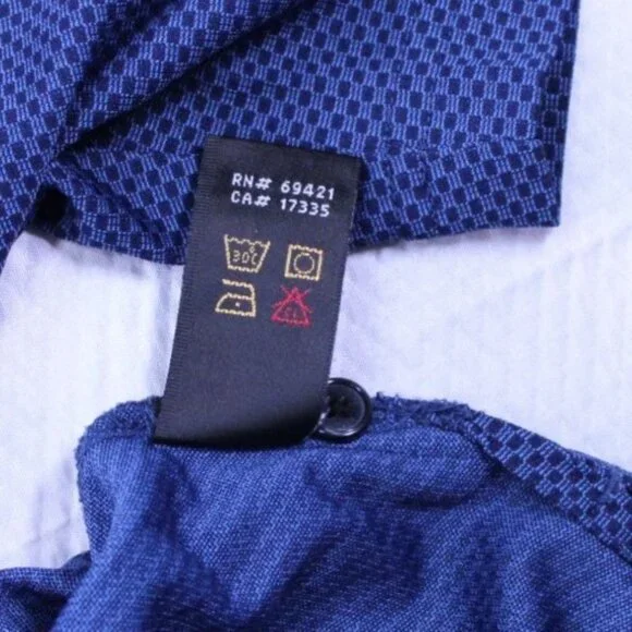 Greg Norman Disney Golf Logo Mens Blue Microfiber Polyester Polo Shirt Size XXL - Picture 6 of 7